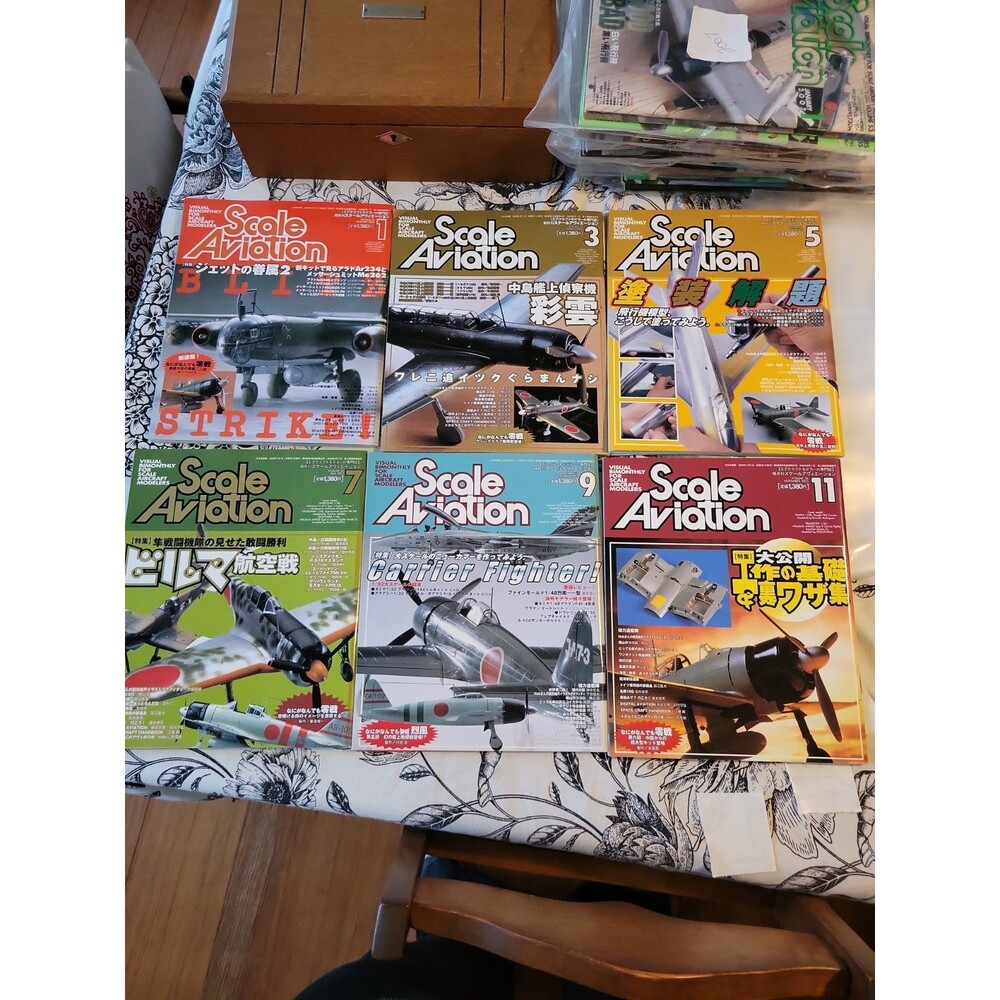 Scale Aviation 2003 Lot Complete Magazine Japanese Japan Model Aircraft